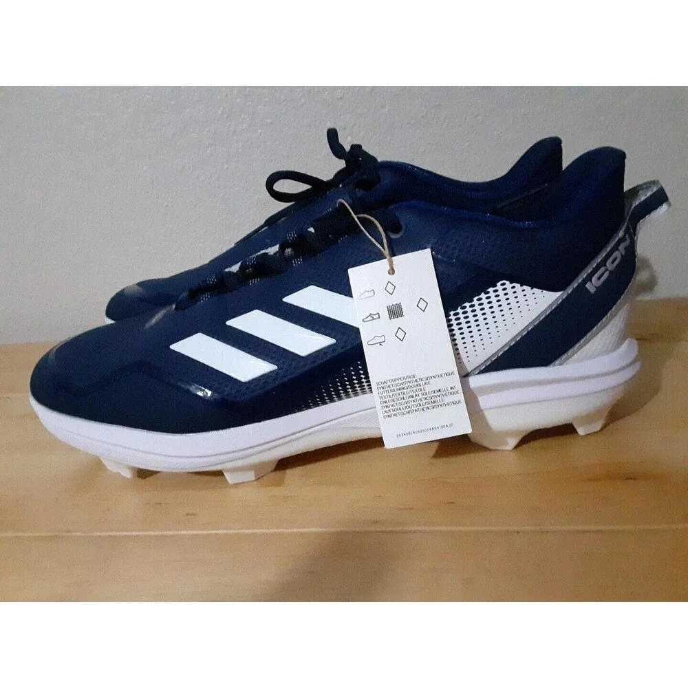 Adidas Men's Icon 7 TPU Baseball Shoe Color Blue Size 12.5